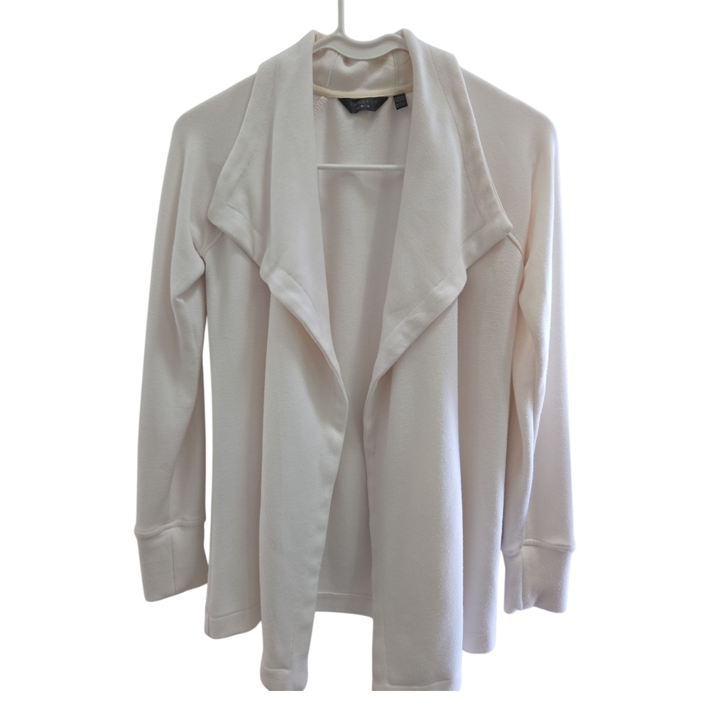 Danskin White cardigan SZ S